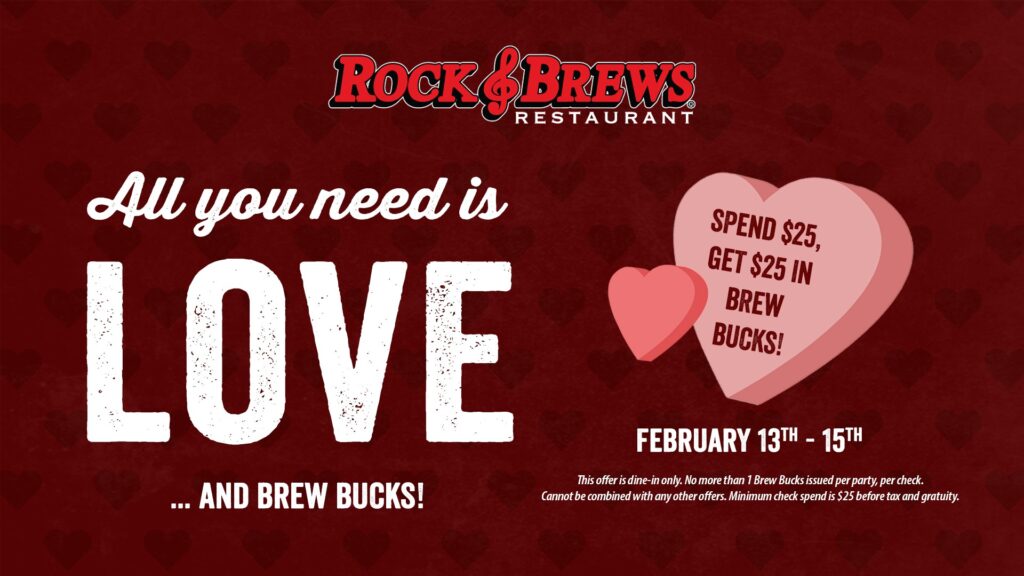 Valentine’s Day at Rock & Brews